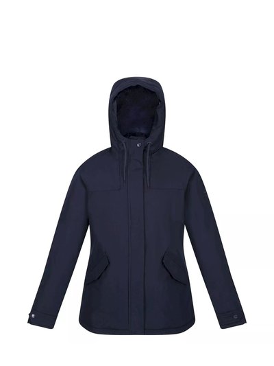 Regatta Womens/Ladies Bria Faux Fur Lined Waterproof Jacket - Navy product