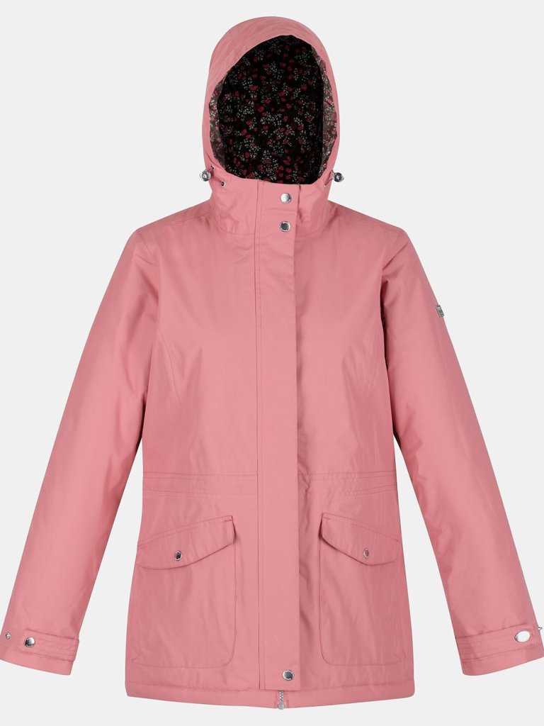 Womens/Ladies Brigida Waterproof Jacket - Dusty Rose