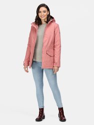 Womens/Ladies Brigida Waterproof Jacket - Dusty Rose - Dusty Rose