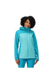 Womens/Ladies Britedale Waterproof Jacket - Turquoise/Enamel - Turquoise/Enamel