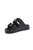 Womens/Ladies Brooklyn Dual Straps Sandals - Black