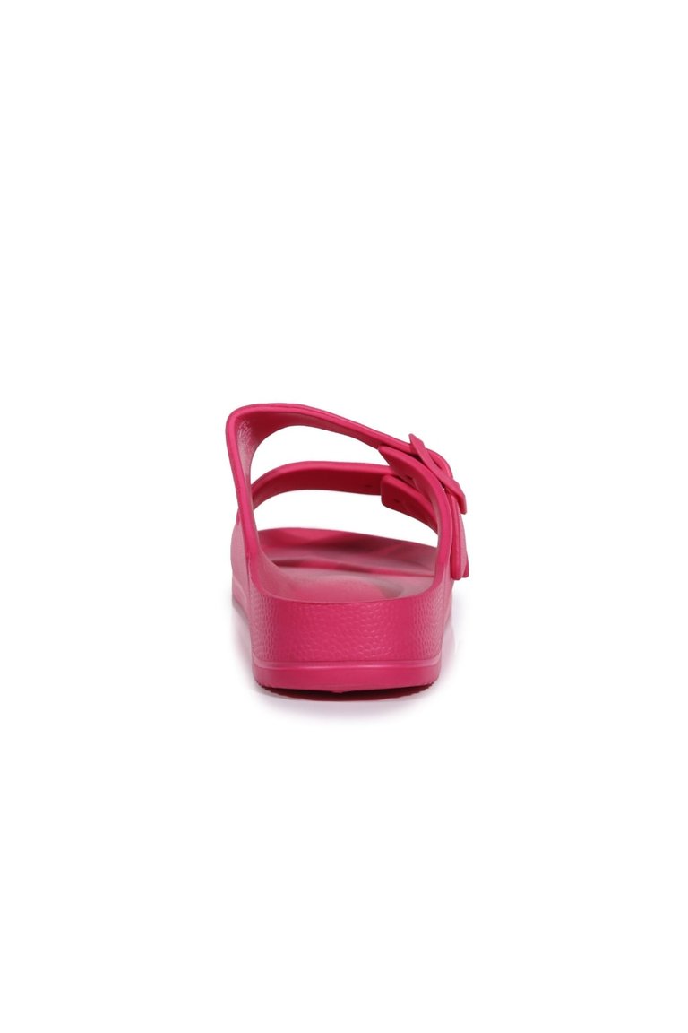 Womens/Ladies Brooklyn Dual Straps Sandals - Pink Fusion
