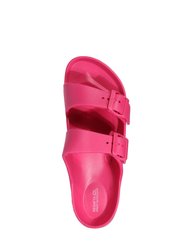 Womens/Ladies Brooklyn Dual Straps Sandals - Pink Fusion