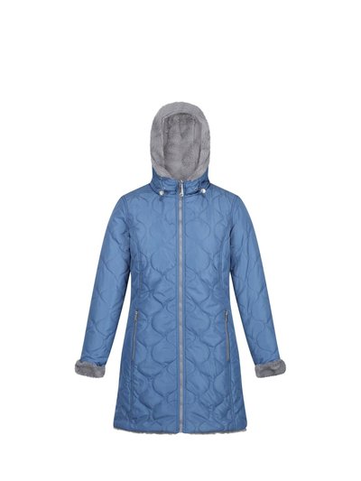 Regatta Womens/Ladies Caileigh Reversible Parka - Slate Blue/Storm Grey product