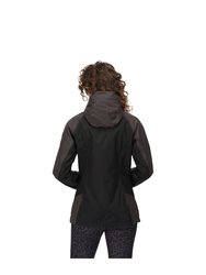 Womens/Ladies Calderdale IV Waterproof Jacket - Black/Ash