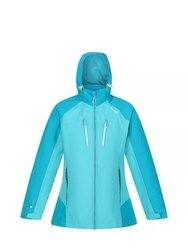 Womens/Ladies Calderdale IV Waterproof Jacket - Turquoise/Enamel - Turquoise/Enamel