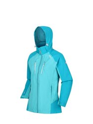 Womens/Ladies Calderdale IV Waterproof Jacket - Turquoise/Enamel