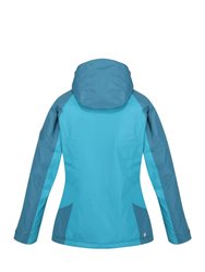 Womens/Ladies Calderdale Winter Waterproof Jacket - Pagoda Blue/Dragonfly