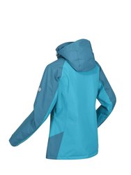 Womens/Ladies Calderdale Winter Waterproof Jacket - Pagoda Blue/Dragonfly