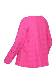 Womens/Ladies Calluna Long-Sleeved Blouse - Pink Fushion