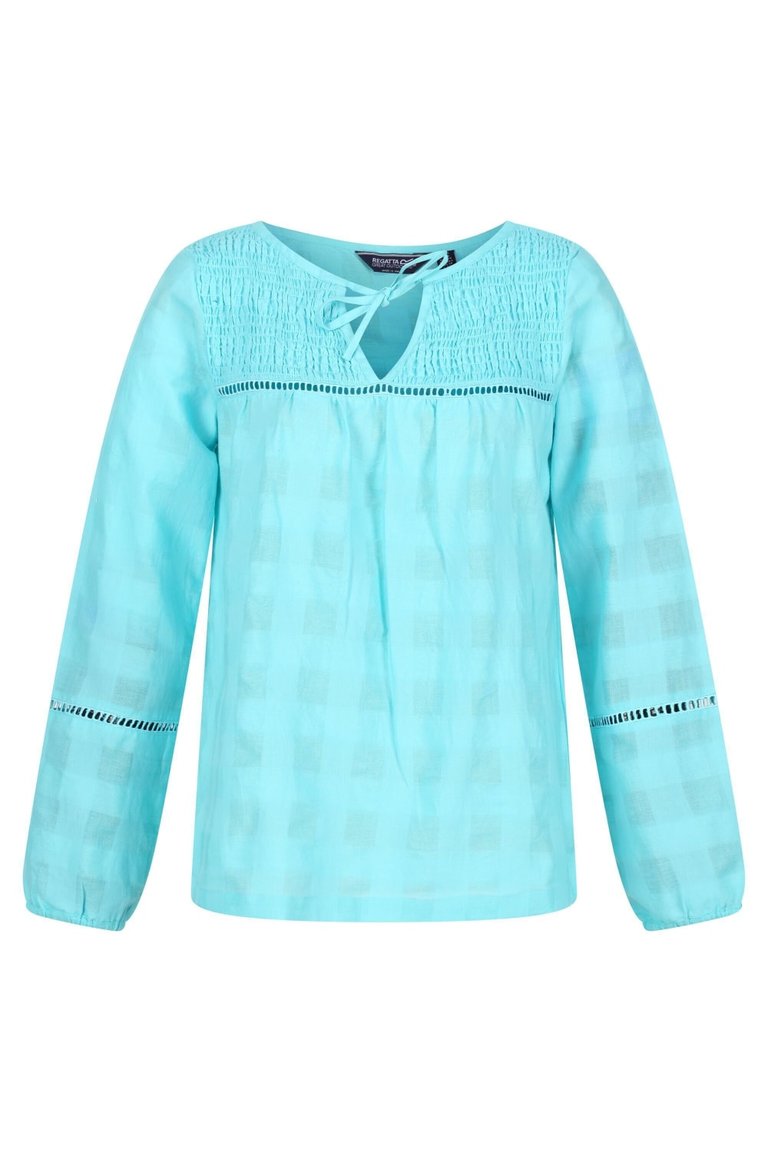 Womens/Ladies Calluna Long-Sleeved Blouse - Seascape - Seascape