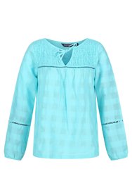 Womens/Ladies Calluna Long-Sleeved Blouse - Seascape - Seascape