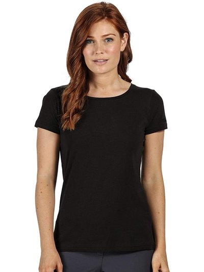 Regatta Womens/Ladies Carlie T-Shirt - Black product