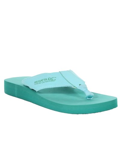 Regatta Womens/Ladies Catarina Flip Flops - Turquoise/Ocean Wave product