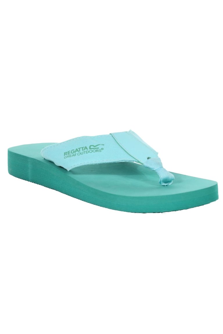 Womens/Ladies Catarina Flip Flops - Turquoise/Ocean Wave - Turquoise/Ocean Wave