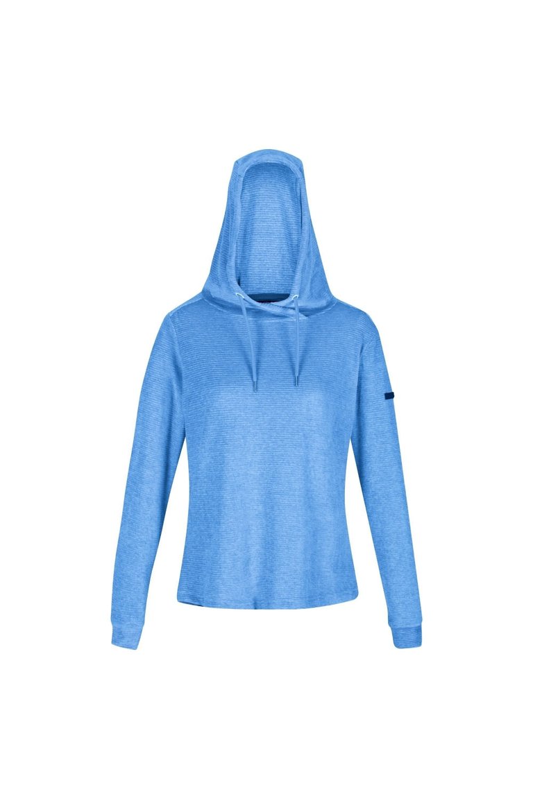 Womens/Ladies Chandra Marl Hoodie - Sonic Blue