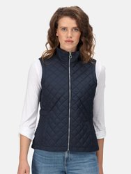 Womens/Ladies Charleigh Quilted Body Warmer - Navy Tile - Navy Tile