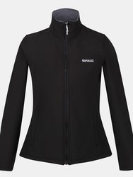 Womens/Ladies Connie V Softshell Walking Jacket - Black - Black