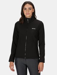 Womens/Ladies Connie V Softshell Walking Jacket - Black