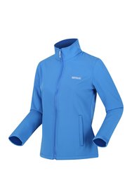 Womens/Ladies Connie V Softshell Walking Jacket - Sonic Blue