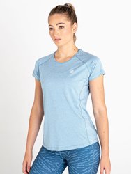 Womens/ladies Corral Marl Lightweight T-Shirt