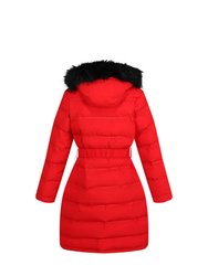 Womens/Ladies Daleyza Thermal Parka - Code Red