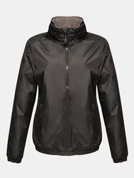 Womens/Ladies Dover Fleece Lined Bomber Jacket - Black - Black