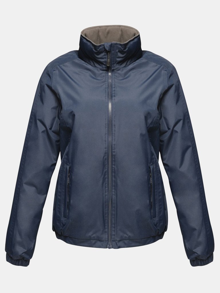 Womens/Ladies Dover Fleece Lined Bomber Jacket - Navy - Navy