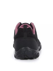 Womens/Ladies Edgepoint Life Walking Shoes - Black/Heather Rose