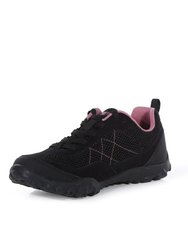 Womens/Ladies Edgepoint Life Walking Shoes - Black/Heather Rose