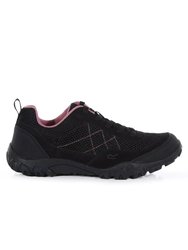 Womens/Ladies Edgepoint Life Walking Shoes - Black/Heather Rose - Black/Heather Rose