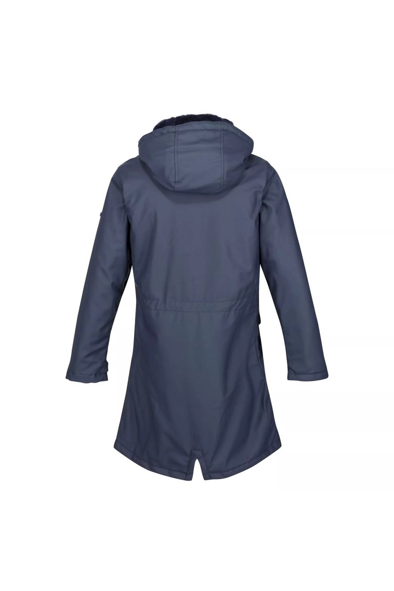 Womens/Ladies Fabrienne Insulated Parka Jacket - Navy