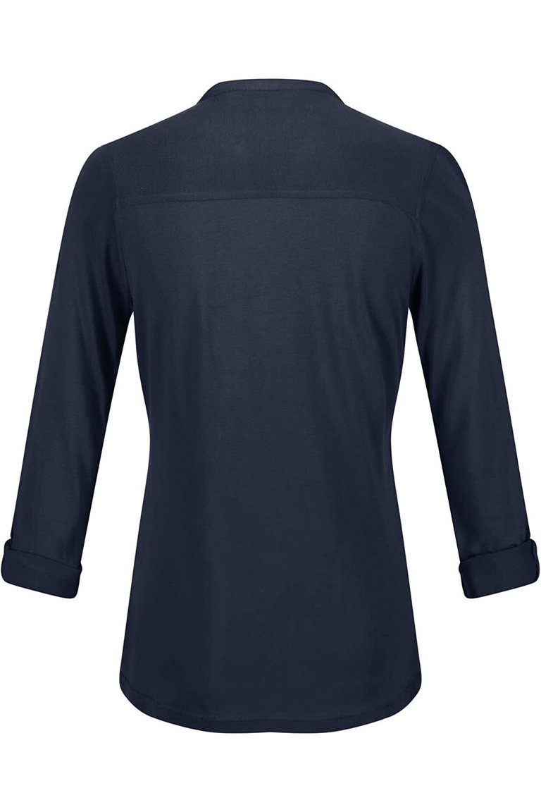 Womens/Ladies Fflur II Blouse - Navy 