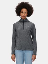 Womens/Ladies Fidelia II Textured Half Zip Fleece - Navy - Navy