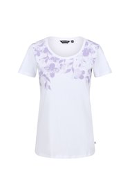 Womens/Ladies Filandra VI Floral T-Shirt - White