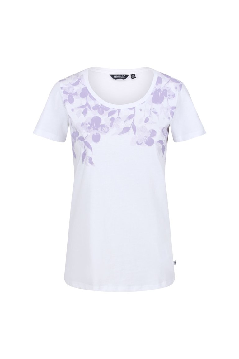 Womens/Ladies Filandra VI Floral T-Shirt - White