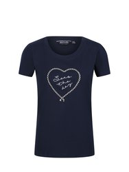 Womens/Ladies Filandra VI Heart T-Shirt