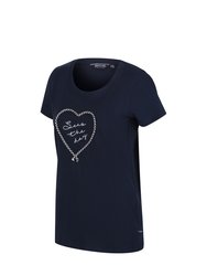 Womens/Ladies Filandra VI Heart T-Shirt