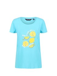 Womens/Ladies Filandra VI Lemon T-Shirt - Seascape