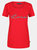 Womens/Ladies Filandra VI Love T-Shirt  - True Red
