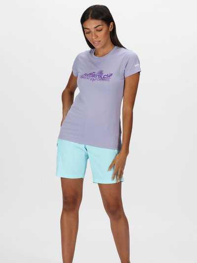 Regatta Womens/Ladies Fingal V Graphic Print T-Shirt - Lilac Bloom product