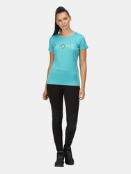 Womens/Ladies Fingal VI Earth T-Shirt - Turquoise - Turquoise