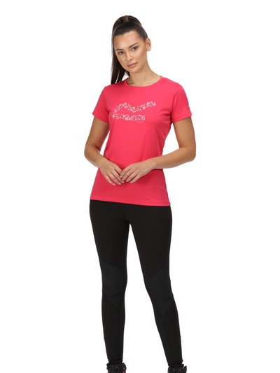 Regatta Womens/Ladies Fingal VI Flower T-Shirt - Rethink Pink product
