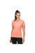 Womens/Ladies Fingal VI Text T-Shirt - Fusion Coral