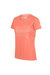 Womens/Ladies Fingal VI Text T-Shirt - Fusion Coral