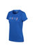 Womens/Ladies Fingal VI Text T-Shirt - Lapis Blue