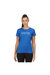 Womens/Ladies Fingal VI Text T-Shirt - Lapis Blue