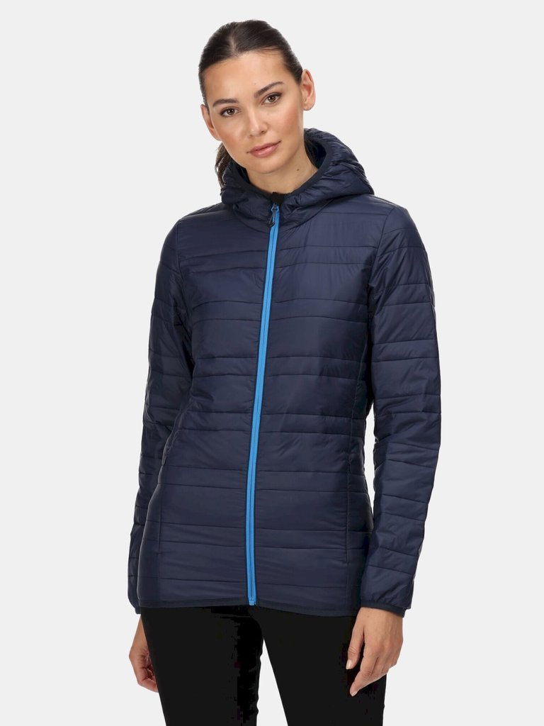 Womens/Ladies Firedown Packaway Insulated Jacket - Navy/French Blue