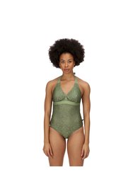 Womens/Ladies Flavia Abstract One Piece Bathing Suit