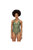 Womens/Ladies Flavia Abstract One Piece Bathing Suit
